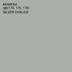 #AAAFAA - Silver Chalice Color Image